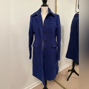 J Crew Double Cloth Manifattura di Carmignano Italian Wool Coat